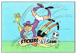 Sticker Cartoon - Football Switzerland 1978-1979 n. 238 - Panini