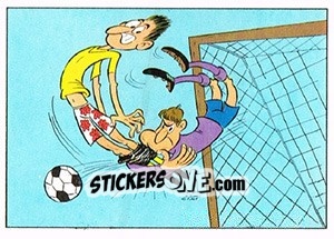 Sticker Cartoon - Football Switzerland 1978-1979 n. 239 - Panini