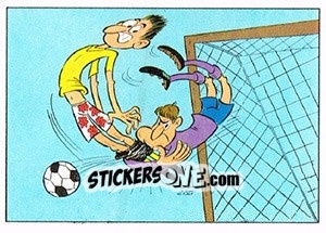 Sticker Cartoon - Football Switzerland 1978-1979 - Panini