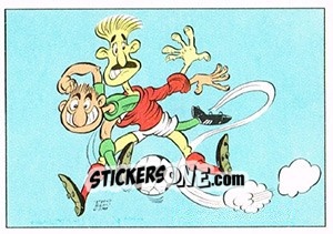 Sticker Cartoon - Football Switzerland 1978-1979 - Panini