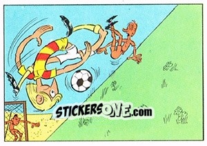 Cromo Cartoon - Football Switzerland 1978-1979 - Panini