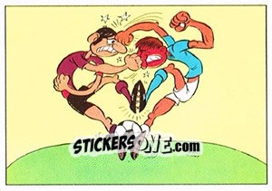 Sticker Cartoon - Football Switzerland 1978-1979 - Panini