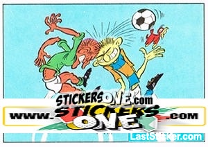 Sticker Cartoon - Football Switzerland 1978-1979 - Panini
