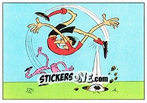 Sticker Cartoon - Football Switzerland 1978-1979 - Panini