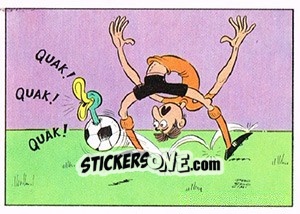 Sticker Cartoon - Football Switzerland 1978-1979 - Panini