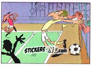 Sticker Cartoon - Football Switzerland 1978-1979 - Panini