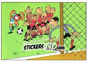 Sticker Cartoon - Football Switzerland 1978-1979 - Panini