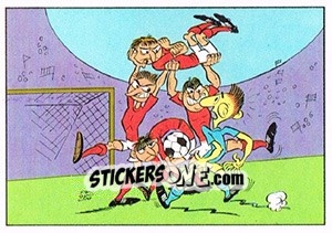 Sticker Cartoon - Football Switzerland 1978-1979 n. 255 - Panini