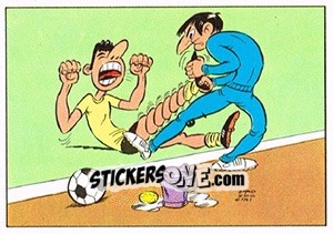 Sticker Cartoon - Football Switzerland 1978-1979 n. 257 - Panini