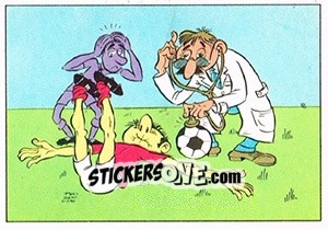 Sticker Cartoon - Football Switzerland 1978-1979 n. 258 - Panini