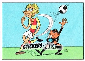 Sticker Cartoon - Football Switzerland 1978-1979 - Panini