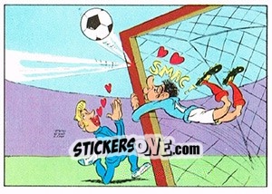 Sticker Cartoon - Football Switzerland 1978-1979 - Panini