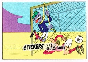 Sticker Cartoon - Football Switzerland 1978-1979 - Panini