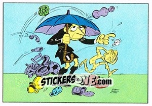 Sticker Cartoon - Football Switzerland 1978-1979 n. 268 - Panini