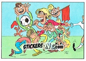 Sticker Cartoon - Football Switzerland 1978-1979 - Panini