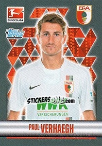 Cromo Paul Verhaegh - German Football Bundesliga 2015-2016 - Topps