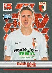 Cromo Dominik Kohr - German Football Bundesliga 2015-2016 - Topps