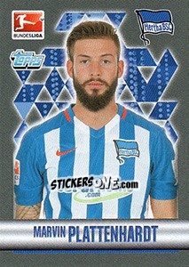 Figurina Marvin Plattenhardt - German Football Bundesliga 2015-2016 - Topps