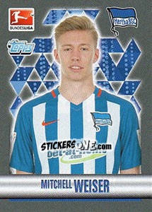 Sticker Mitchell Weiser - German Football Bundesliga 2015-2016 - Topps