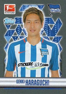 Sticker Genki Haraguchi - German Football Bundesliga 2015-2016 - Topps