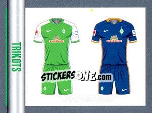 Sticker Trikot - German Football Bundesliga 2015-2016 - Topps