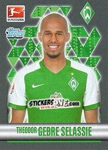 Figurina Theodor Gebre Selassie - German Football Bundesliga 2015-2016 - Topps