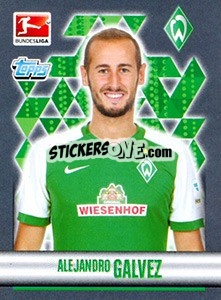 Sticker Alejandro Galvez - German Football Bundesliga 2015-2016 - Topps