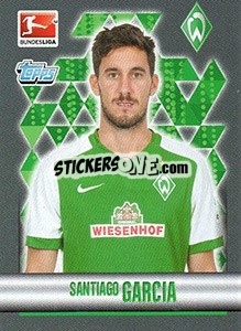 Sticker Santiago Garcia - German Football Bundesliga 2015-2016 - Topps