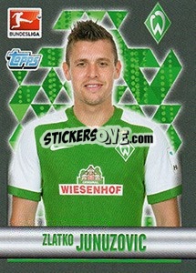 Sticker Zlatko Junuzovic - German Football Bundesliga 2015-2016 - Topps