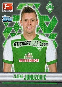 Cromo Zlatko Junuzovic - German Football Bundesliga 2015-2016 - Topps