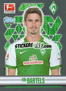Sticker Fin Bartels - German Football Bundesliga 2015-2016 - Topps
