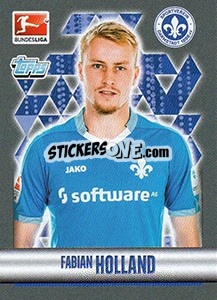 Sticker Fabian Holland - German Football Bundesliga 2015-2016 - Topps