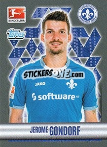 Sticker Jerome Gondorf - German Football Bundesliga 2015-2016 - Topps