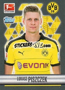Sticker Lukasz Piszczek - German Football Bundesliga 2015-2016 - Topps