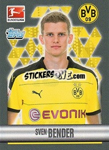 Sticker Sven Bender - German Football Bundesliga 2015-2016 - Topps