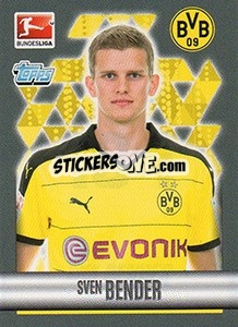 Cromo Sven Bender - German Football Bundesliga 2015-2016 - Topps