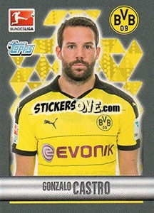 Sticker Gonzalo Castro - German Football Bundesliga 2015-2016 - Topps