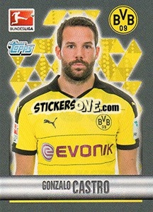 Cromo Gonzalo Castro - German Football Bundesliga 2015-2016 - Topps