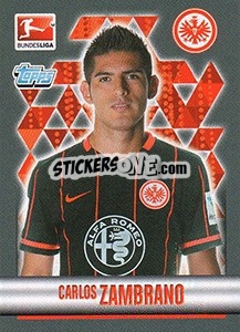 Sticker Carlos Zambrano - German Football Bundesliga 2015-2016 - Topps