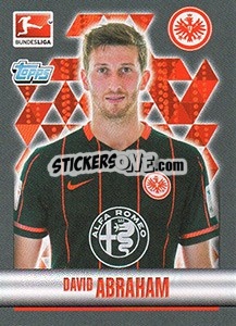 Sticker David Abraham - German Football Bundesliga 2015-2016 - Topps