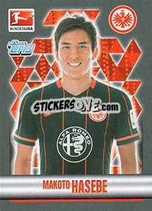 Sticker Makoto Hasebe - German Football Bundesliga 2015-2016 - Topps