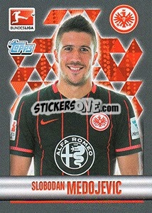 Sticker Slobodan Medojevic - German Football Bundesliga 2015-2016 - Topps