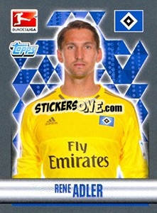 Sticker Rene Adler - German Football Bundesliga 2015-2016 - Topps