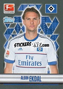 Sticker Albin Ekdal - German Football Bundesliga 2015-2016 - Topps