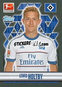 Sticker Lewis Holtby - German Football Bundesliga 2015-2016 - Topps