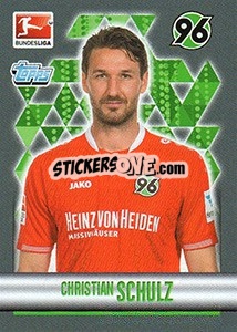Sticker Christian Schulz - German Football Bundesliga 2015-2016 - Topps