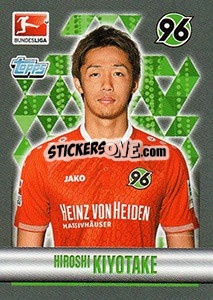 Cromo Hiroshi Kiyotake - German Football Bundesliga 2015-2016 - Topps