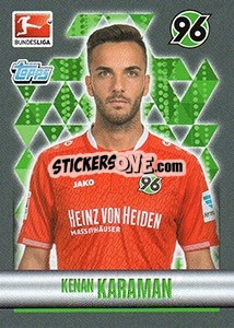 Sticker Kenan Karaman - German Football Bundesliga 2015-2016 - Topps