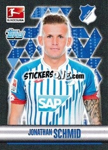 Sticker Jonathan Schmid - German Football Bundesliga 2015-2016 - Topps