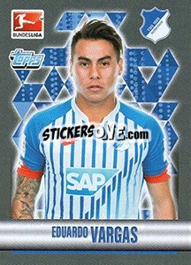 Sticker Eduardo Vargas - German Football Bundesliga 2015-2016 - Topps